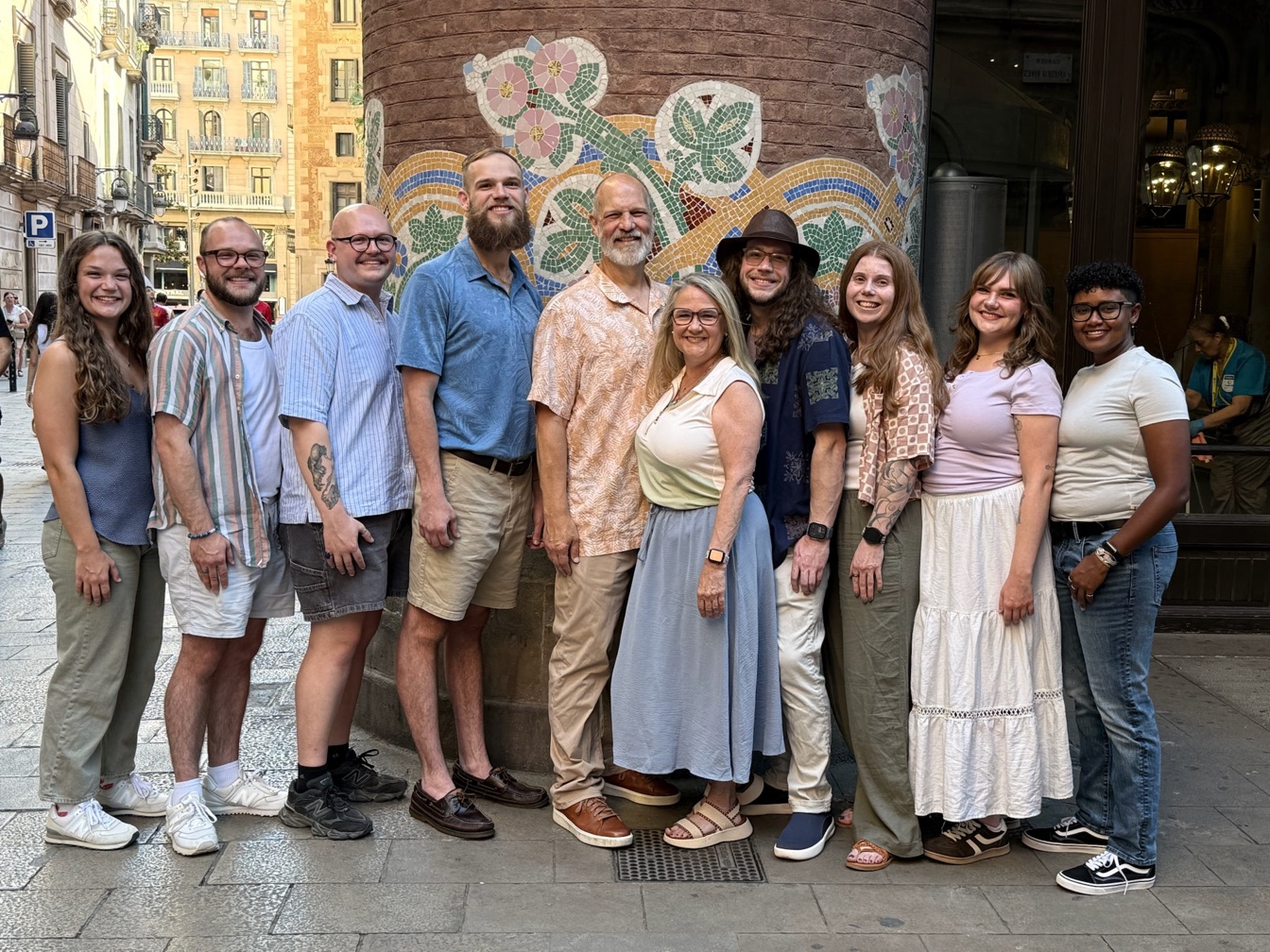 My family on vacation in Barcelona, July 2026